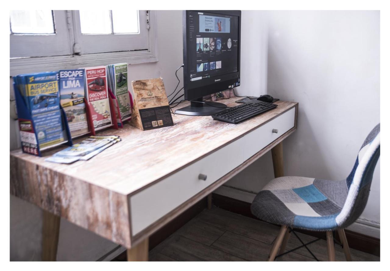 Red Llama Eco Hostel 利马 外观 照片